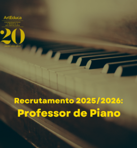 RECRUTAMENTO PROFESSOR DE PIANO 2025/2026