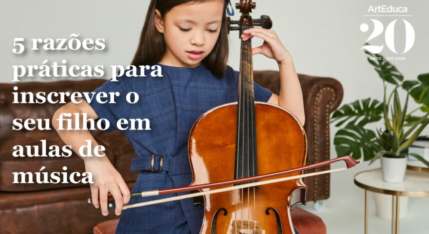 5 razões práticas para inscrever o seu filho em aulas de música
